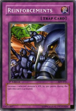 Reinforcements (SDY-031) - Starter Deck: Yugi Unlimited Starter Deck: Yugi Yugioh Single  Squirtle Squad Card Shop.