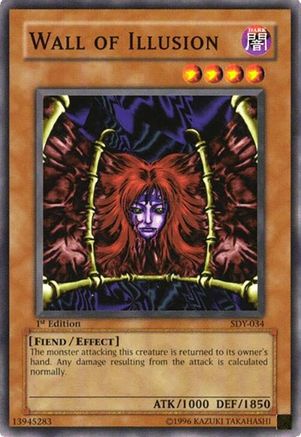Wall of Illusion (SDY-034) - Starter Deck: Yugi Unlimited Starter Deck: Yugi Yugioh Single  Squirtle Squad Card Shop.