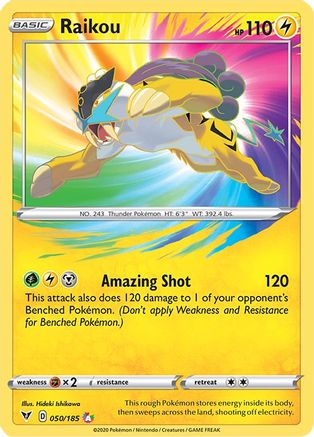 Sword & Shield - Vivid Voltage - Raikou 050