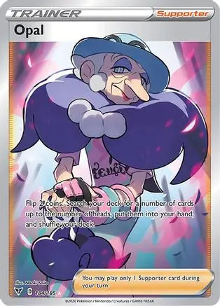 Opal (Full Art) 184  - Holofoil SWSH04 Vivid Voltage - Ultra Rare SWSH04: Vivid Voltage Pokemon Single  Squirtle Squad Card Shop.