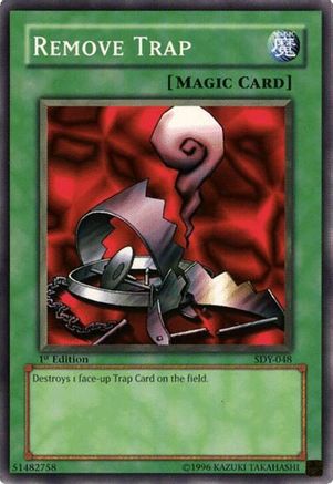 Remove Trap (SDY-048) - Starter Deck: Yugi Unlimited Starter Deck: Yugi Yugioh Single  Squirtle Squad Card Shop.