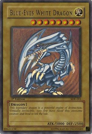 Blue-Eyes White Dragon (SDK-001) - Starter Deck: Kaiba Unlimited Starter Deck: Kaiba Yugioh Single  Squirtle Squad Card Shop.