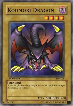 Koumori Dragon (SDK-006) - Starter Deck: Kaiba Unlimited Starter Deck: Kaiba Yugioh Single  Squirtle Squad Card Shop.