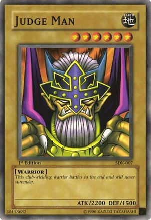 Judge Man (SDK-007) - Starter Deck: Kaiba 1st Edition Starter Deck: Kaiba Yugioh Single  Squirtle Squad Card Shop.