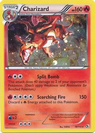 Charizard (Cosmos Holo) 019/113  - Holofoil Miscellaneous Cards & Products - Promo Miscellaneous Cards & Products Pokemon Single  Squirtle Squad Card Shop.