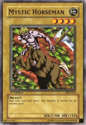 Mystic Horseman (SDK-012) - Starter Deck: Kaiba 1st Edition Starter Deck: Kaiba Yugioh Single  Squirtle Squad Card Shop.