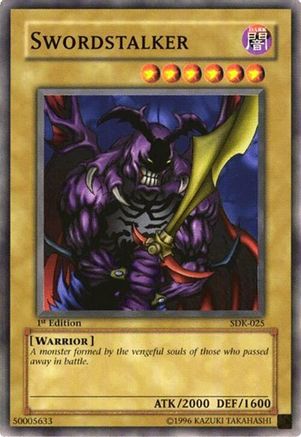 Swordstalker (SDK-025) - Starter Deck: Kaiba 1st Edition Starter Deck: Kaiba Yugioh Single  Squirtle Squad Card Shop.