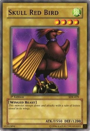 Skull Red Bird (SDK-029) - Starter Deck: Kaiba Unlimited Starter Deck: Kaiba Yugioh Single  Squirtle Squad Card Shop.