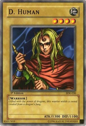 D. Human (SDK-030) - Starter Deck: Kaiba 1st Edition Starter Deck: Kaiba Yugioh Single  Squirtle Squad Card Shop.