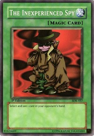 The Inexperienced Spy (SDK-037) - Starter Deck: Kaiba 1st Edition Starter Deck: Kaiba Yugioh Single  Squirtle Squad Card Shop.