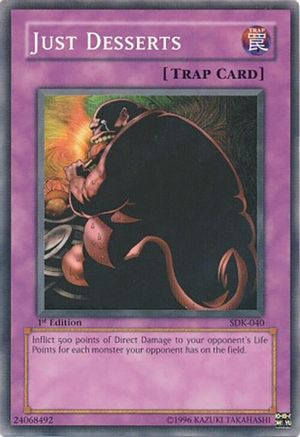 Just Desserts (SDK-040) - Starter Deck: Kaiba 1st Edition Starter Deck: Kaiba Yugioh Single  Squirtle Squad Card Shop.