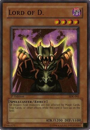 Lord of D. (SDK-041) - Starter Deck: Kaiba 1st Edition Starter Deck: Kaiba Yugioh Single  Squirtle Squad Card Shop.