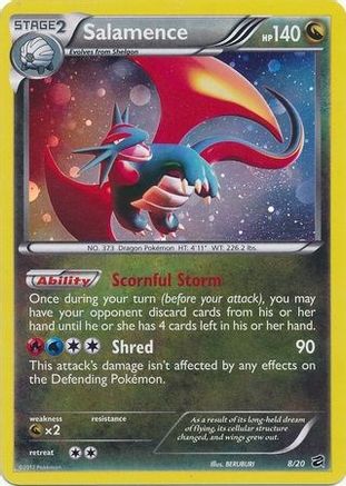 Salamence (Cosmos Holo) 008/20  - Holofoil Blister Exclusives - Promo Blister Exclusives Pokemon Single  Squirtle Squad Card Shop.