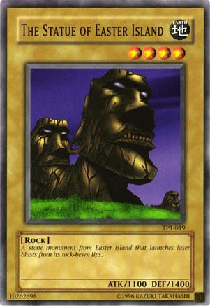 The Statue of Easter Island (TP1-019) - Tournament Pack 1 Unlimited Tournament Pack 1 Yugioh Single  Squirtle Squad Card Shop.