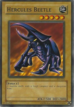 Hercules Beetle (TP1-025) - Tournament Pack 1 Unlimited Tournament Pack 1 Yugioh Single  Squirtle Squad Card Shop.