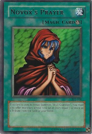 Novox's Prayer (TP2-008) - Tournament Pack 2 Unlimited Tournament Pack 2 Yugioh Single  Squirtle Squad Card Shop.