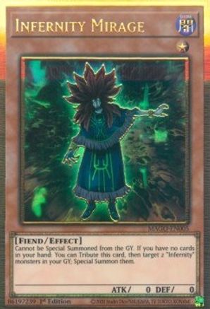 Infernity Mirage (MAGO-EN005) - Maximum Gold 1st Edition Maximum Gold Yugioh Single  Squirtle Squad Card Shop.