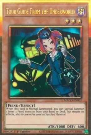 Tour Guide From the Underworld (MAGO-EN007) - Maximum Gold 1st Edition Maximum Gold Yugioh Single  Squirtle Squad Card Shop.