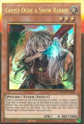 Ghost Ogre & Snow Rabbit (MAGO-EN009) - Maximum Gold 1st Edition Maximum Gold Yugioh Single  Squirtle Squad Card Shop.