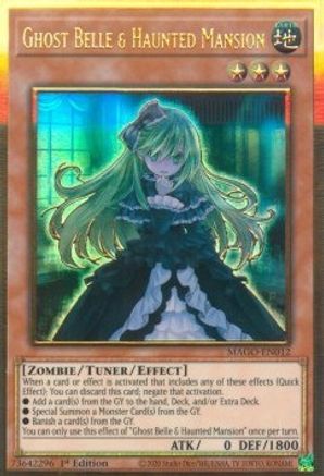 Ghost Belle & Haunted Mansion (MAGO-EN012) - Maximum Gold 1st Edition Maximum Gold Yugioh Single  Squirtle Squad Card Shop.