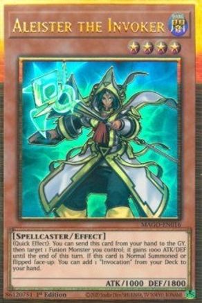 Aleister the Invoker (Alternate Art) (MAGO-EN016) - Maximum Gold 1st Edition Maximum Gold Yugioh Single  Squirtle Squad Card Shop.