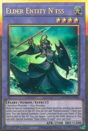 Elder Entity N'tss (MAGO-EN026) - Maximum Gold 1st Edition Maximum Gold Yugioh Single  Squirtle Squad Card Shop.