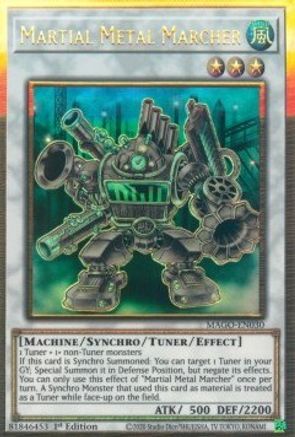 Martial Metal Marcher (MAGO-EN030) - Maximum Gold 1st Edition Maximum Gold Yugioh Single  Squirtle Squad Card Shop.