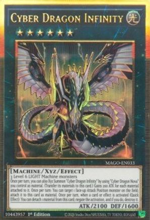 Cyber Dragon Infinity (MAGO-EN033) - Maximum Gold 1st Edition Maximum Gold Yugioh Single  Squirtle Squad Card Shop.