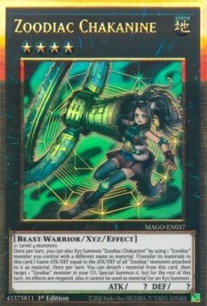 Zoodiac Chakanine (MAGO-EN037) - Maximum Gold 1st Edition Maximum Gold Yugioh Single  Squirtle Squad Card Shop.