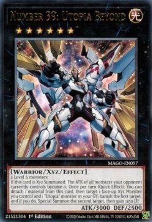 Number 39: Utopia Beyond (MAGO-EN057) - Maximum Gold 1st Edition Maximum Gold Yugioh Single  Squirtle Squad Card Shop.