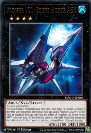 Number 101: Silent Honor ARK (MAGO-EN060) - Maximum Gold 1st Edition Maximum Gold Yugioh Single  Squirtle Squad Card Shop.