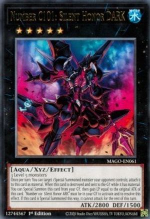 Number C101: Silent Honor DARK (MAGO-EN061) - Maximum Gold 1st Edition Maximum Gold Yugioh Single  Squirtle Squad Card Shop.