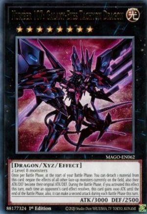 Number 107: Galaxy-Eyes Tachyon Dragon (MAGO-EN062) - Maximum Gold 1st Edition Maximum Gold Yugioh Single  Squirtle Squad Card Shop.