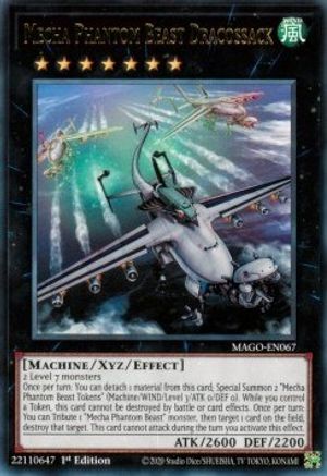 Mecha Phantom Beast Dracossack (MAGO-EN067) - Maximum Gold 1st Edition Maximum Gold Yugioh Single  Squirtle Squad Card Shop.