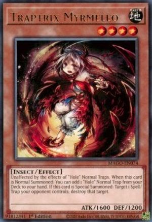 Traptrix Myrmeleo (MAGO-EN074) - Maximum Gold 1st Edition Maximum Gold Yugioh Single  Squirtle Squad Card Shop.