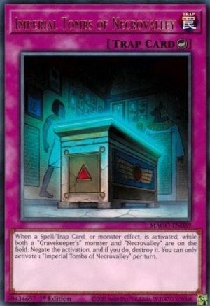 Imperial Tombs of Necrovalley (MAGO-EN089) - Maximum Gold 1st Edition Maximum Gold Yugioh Single  Squirtle Squad Card Shop.