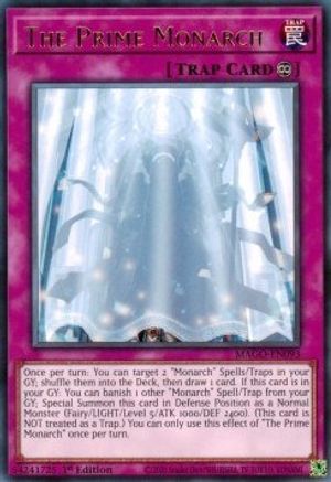 The Prime Monarch (MAGO-EN093) - Maximum Gold 1st Edition Maximum Gold Yugioh Single  Squirtle Squad Card Shop.