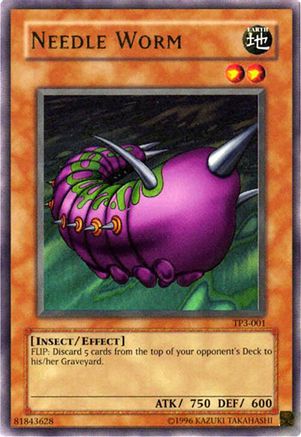 Needle Worm (TP3-001) - Tournament Pack 3 Unlimited Tournament Pack 3 Yugioh Single  Squirtle Squad Card Shop.