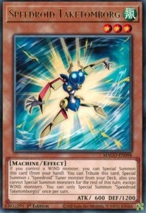 Speedroid Taketomborg (MAGO-EN098) - Maximum Gold 1st Edition Maximum Gold Yugioh Single  Squirtle Squad Card Shop.