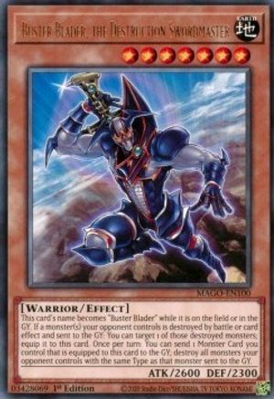 Buster Blader, the Destruction Swordmaster (MAGO-EN100) - Maximum Gold 1st Edition Maximum Gold Yugioh Single  Squirtle Squad Card Shop.