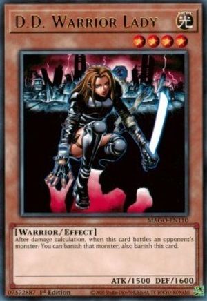 D.D. Warrior Lady (MAGO-EN110) - Maximum Gold 1st Edition Maximum Gold Yugioh Single  Squirtle Squad Card Shop.