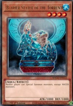 Barrier Statue of the Torrent (MAGO-EN112) - Maximum Gold 1st Edition Maximum Gold Yugioh Single  Squirtle Squad Card Shop.