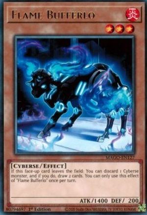 Flame Bufferlo (MAGO-EN127) - Maximum Gold 1st Edition Maximum Gold Yugioh Single  Squirtle Squad Card Shop.