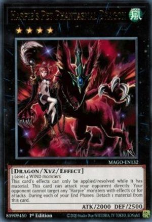 Harpie's Pet Phantasmal Dragon (MAGO-EN132) - Maximum Gold 1st Edition Maximum Gold Yugioh Single  Squirtle Squad Card Shop.