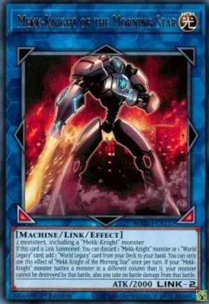 Mekk-Knight of the Morning Star (MAGO-EN137) - Maximum Gold 1st Edition Maximum Gold Yugioh Single  Squirtle Squad Card Shop.