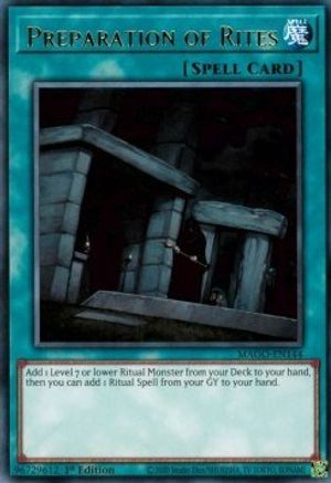 Preparation of Rites (MAGO-EN144) - Maximum Gold 1st Edition Maximum Gold Yugioh Single  Squirtle Squad Card Shop.