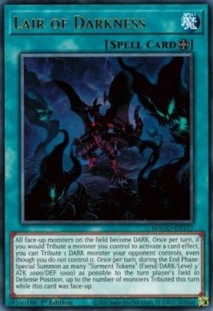 Lair of Darkness (MAGO-EN157) - Maximum Gold 1st Edition Maximum Gold Yugioh Single  Squirtle Squad Card Shop.