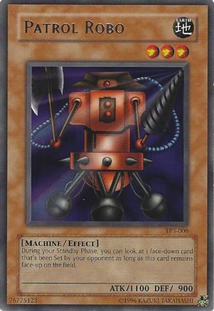 Patrol Robo (TP3-008) - Tournament Pack 3 Unlimited Tournament Pack 3 Yugioh Single  Squirtle Squad Card Shop.
