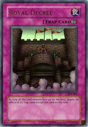 Royal Decree (TP4-001) - Tournament Pack 4 Unlimited Tournament Pack 4 Yugioh Single  Squirtle Squad Card Shop.