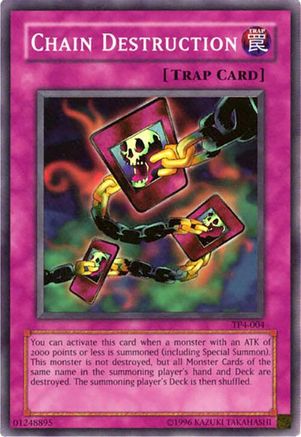 Chain Destruction (TP4-004) - Tournament Pack 4 Unlimited Tournament Pack 4 Yugioh Single  Squirtle Squad Card Shop.